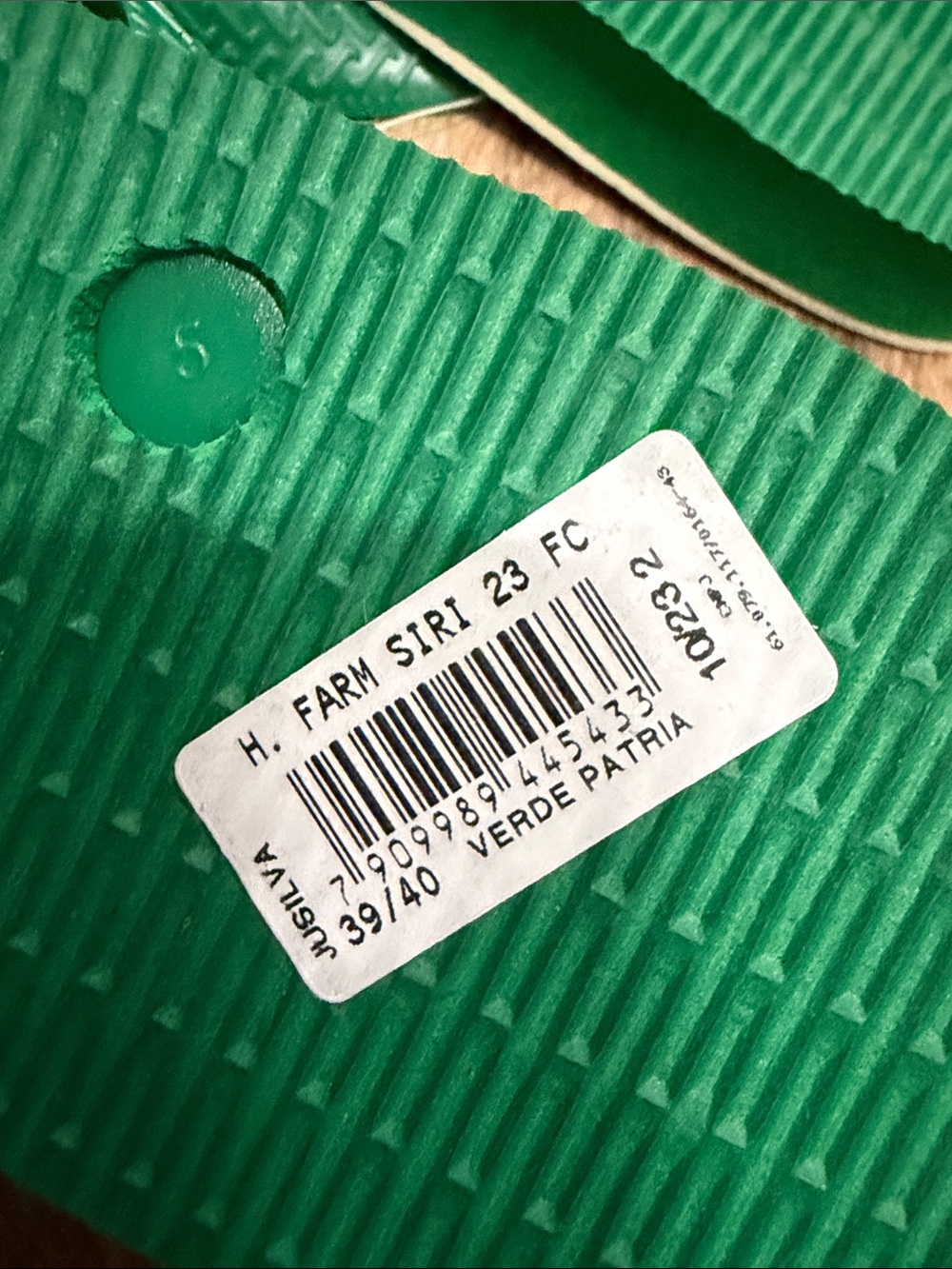 FARM Havaianas White & Green Graphic Flip Flops - Picture 3 of 4